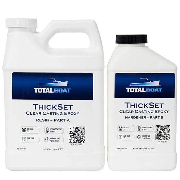 Thick Set Clear Casting Epoxy Resin Kit - Size:1.3 Quart